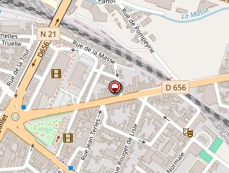 Carte de Adm Assurances à Agen