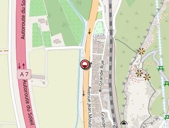 Carte de Massiani à Mornas