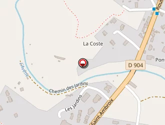 Carte de Favéde Thierry à Rousson