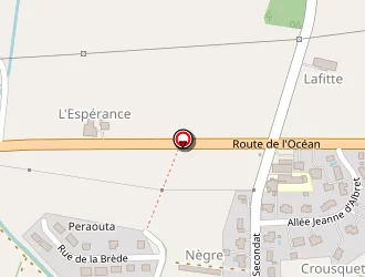 Carte de Chemin De Randonnee à Montesquieu