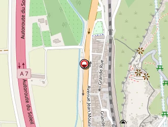 Carte de Mairie De Mornas à Mornas