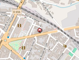 Carte de Core Garonne à Agen