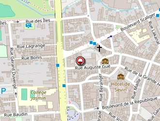 Carte de Faux Laurent à Agen