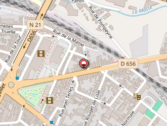 Carte de Couturier à Agen