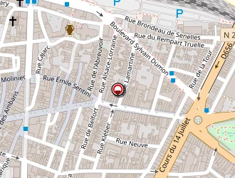 Carte de Affaires Classées à Agen