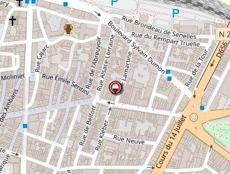 Carte de Paris Optique à Agen