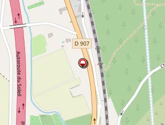 Carte de La Cascade à Mornas