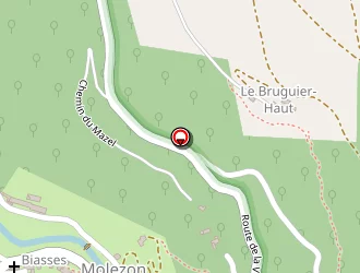 Carte de Gîtes Etienne à Molezon