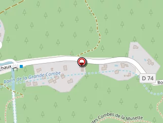 Carte de Le Refuge à Mornas