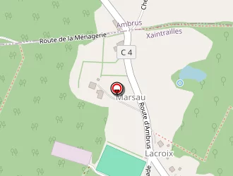 Carte de Stade Sereni à Xaintrailles