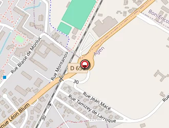 Carte de Laurent Bergam à Agen