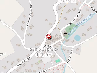 Carte de A.c.b.s. 47 à Saint-caprais-de-lerm