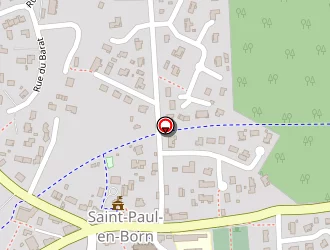 Carte de Beaudoin Tony (ent) à Saint-paul-en-born