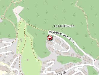 Carte de La Lugière à Auron