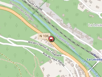 Carte de Les Coquelicots à Branoux-les-taillades