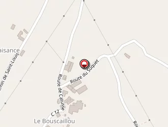 Carte de Serieys Guy à Calmont