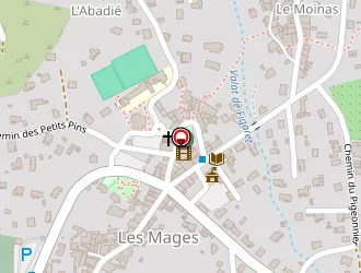 Carte de La Poste à Mages (les)