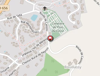 Carte de Favre Allain à Pont-du-casse