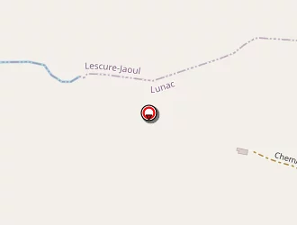 Carte de Le Pivert à Lunac