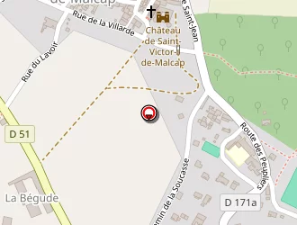 Carte de Danis Patrick à Saint-victor-de-malcap