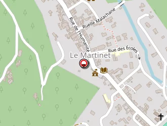 Carte de Camping Municipal à Martinet (le)