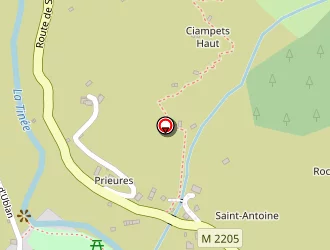 Carte de France Location à Auron