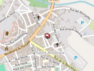 Carte de Clic Pays Cevennes à Saint-ambroix