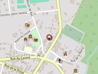 Carte de Pompiers à Luxey