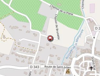 Carte de Roche Léopold à Saint-paulet-de-caisson