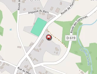 Carte de Bazinet Isabelle à Vabre-tizac