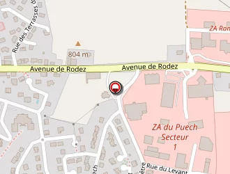 Carte de Puech Grues à Baraqueville