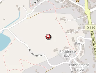 Carte de Stade à Laroque-timbaut