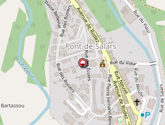 Carte de La Poste à Pont-de-salars