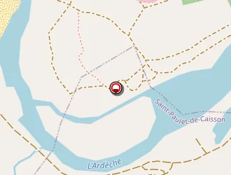 Carte de La Piboulette à Saint-paulet-de-caisson