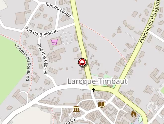 Carte de Laroqu' Auto à Laroque-timbaut