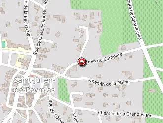 Carte de La Poste à Saint-julien-de-peyrolas