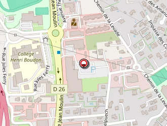 Carte de Pôle Emploi Bollène à Bollène