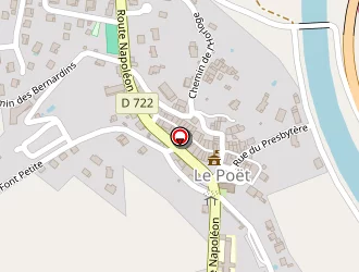 Carte de Agence Postale Intercommunale à Poët (le)