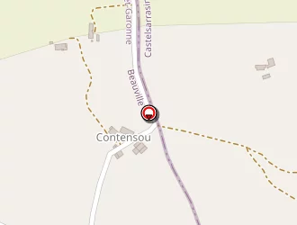 Carte de Camping Des Deux Lacs à Beauville