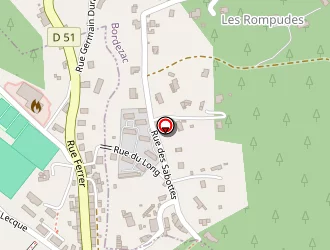 Carte de Pompiers à Bessèges