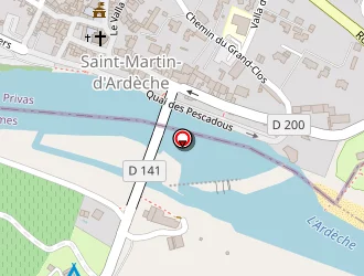 Carte de Lézard à Aiguèze