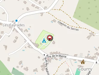 Carte de Camping La Borie à Courry