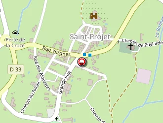 Carte de Virag Franck à Saint-projet