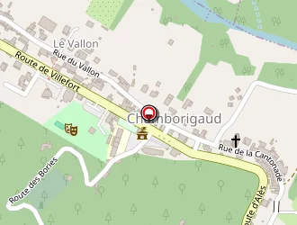 Carte de L'oustalet Cevenol à Chamborigaud