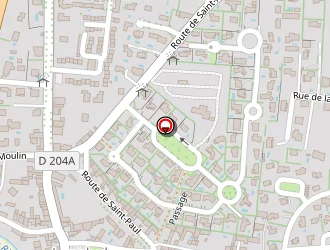 Carte de L'institut à Lapalud