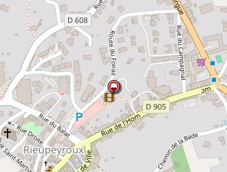 Carte de Debelroute Delphine à Rieupeyroux