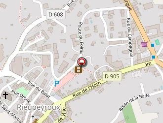 Carte de Marty Librairie à Rieupeyroux