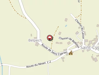 Carte de Roque Bâtiment à Saint-cyprien