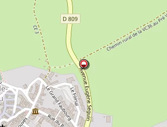 Carte de Pharmacie Du Chateau à Sévérac-le-château