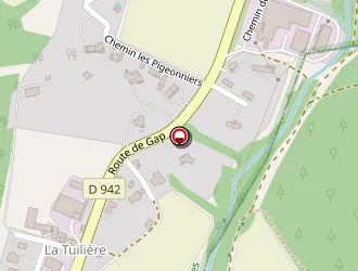 Carte de Trézzini Matériaux à Lazer